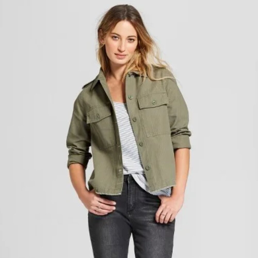 Universal Thread Barn Jacket Style Green Jacket Size Small